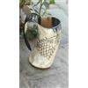 fatto a mano Antica tazza in corno Game of Thrones Stark-Sigil Wolf vichingo-bevanda tazza