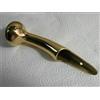 SOLID BRASS 2" dia Horse HAMES KNOBS 7 1/2" bastoncini da passeggio lunghi, p...