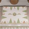 PETTI Artigiani Italiani - Coprifornello Natalizio per Cucina, Copri Piano Cottura 50x70 cm, Coprifuochi Xmas Bears, 100% Made in Itay