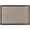 Carpido Zerbino Selena - tappetino per porta - raschia sporco - tappetino per porta d'ingresso - zerbino - clean-off, grigio, 60 x 80 cm
