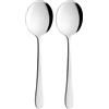 Grunwerg Windsor Carded Cucchiai da minestra, acciaio inossidabile 18/0, set di 2