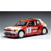 Ixo Model PEUGEOT 205 T16 N.3 RALLY YPRES 1985 DARNICHE/MAHE 1:18