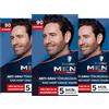 Men Perfect Nero testa Men Perfect Anti Grigio Toenungs in gel, 90 Natura Nero (3 Stk)