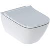 Geberit Vaso WC Sospeso Geberit Smyle 500.683.01.1 con Fissaggio Nascosto Rimfree Bianco