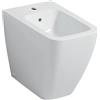 Geberit Bidet Geberit iCon Square 231950000 a Pavimento Filo Muro con Fissaggio Nascosto Bianco