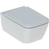 Geberit Vaso WC Sospeso Geberit iCon Square 500.807.00.1 con Fissaggio Nascosto Rimfree Bianco