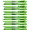 Pentel Energel BLP77-VX, penna con meccanismo a scatto, impermeabile 12er Pack verde chiaro