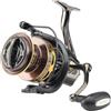 HAUT TON Mulinello da spinning 8000/9000/10000/12000/14000, 6+1BB in metallo, 4,8:1, rapporto di trasmissione 25 kg, resistenza pesante e lunga, pesci enormi in acqua salata costiera (HT-NGK, 9000)