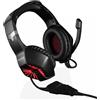 Modecom Cuffie Modecom Volcano cablato Nero [S-MC-839-SWORD]