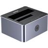 Unitek Docking station Hard Disk 2.5"/3.5" Unitek USB-C 3.1 Dual Station Argento [Y-3027GY01-EU]
