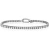 ALFIERI & ST. JOHN 925 Bracciale tennis Alfieri & St. John 925 realizzato in argento 925 rodiato, impreziosito da zirconi bianchi da 3 mm che donano luce e continuità al design. La chiusura Special da 8x16 mm assicura una vestibilità pratica e sicura, …