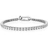 ALFIERI & ST. JOHN 925 Bracciale tennis Alfieri & St. John 925 realizzato in argento 925 rodiato, impreziosito da zirconi bianchi da 3 mm che donano luce e continuità al design. La chiusura Special da 8x16 mm assicura una vestibilità pratica e sicura, …