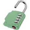 KAWAHA CL11KG - Lucchetto a combinazione a 4 cifre, per esterni, set la tua combinazione per armadietti della palestra, scuola, cancelli, porte, cassetta degli attrezzi, cerniere e stoccaggio (verde