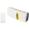 Vimar 0T14000 Plana set 5 pezzi interruttori illuminabili, 1 polo, bianco