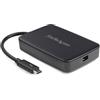 StarTech.com Adattatore da Thunderbolt 3 a Thunderbolt 2 (non reversibile) - Convertitore TB3 - Da laptop TB3 a display/dispositivi TB2 (20 Gbps) o TB1 (10Gbps) - Nero - Windows/Mac (TBT3TBTADAP)