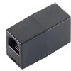 1aTTack.de 1x - Adattatore RJ12 nero Presa Western 6/6 a presa Western 6/6 Assegnazione 1:1 Contatti placcati in oro Non schermato Per sistema telefonico Fax DSL