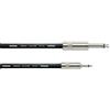 Cordial - Cavo Audio Sbilanciato Professionale per Sintetizzatori Modulari, Jack TS 6.3mm a Mini Jack TS 3.5mm, 3 Metri, Nero