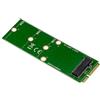 KALEA-INFORMATIQUE M2 to mSATA Adapter per il montaggio di un SSD M2 SATA su una porta mSATA.