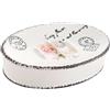 Gedy Clothilde Portasapone, Ceramica, Bianco, Taglia unica