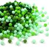 TOAOB THE ONE AND ONLY BABY TOAOB 720pz 10mm Pompon Colorati per Lavoretti Series Verdi Piccoli Pompon
