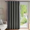 Deconovo Tende Oscuranti per Interni Cameretta Bambini 270 CM Altezza, Tenda Oscurante Termica Isolante con Anelli per Finestre Moderne 1 Pannello, 200x270 CM, Grigio Chiaro