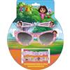 CERDÁ LIFE'S LITTLE MOMENTS Dora l'Explorer - Set di occhiali da sole di bellezza - accessori per capelli con clip, elastici e occhiali per bambini