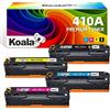 Koala Cartuccia toner compatibile con HP 410A CF410A CF411A CF412A CF413A per Color LaserJet Pro MFP M477fdw M477fdn M477fnw M452dn M452nw M452dw M377dw (nero, ciano, giallo, magenta, confezione da 4)