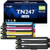 Meagiis TN247 TN243CMYK Cartucce Toner Compatibile per Brother DCP-L3550CDW TN-243CMYK Cartuccia Toner per Brother MFC-L3750CDW MFC-l3730CDN HL-L3230CDW HL-L3210CW (5 Pacchetto)