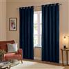 furn. The Ultimate Velvet oscuranti occhielli coppia di tende - Tende in velluto opaco termico morbide ed eleganti che bloccano la luce (Reale - 117x183cm)