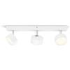 Philips LED Lampada a Faretto Bracia, Luce Calda, 5.5W, 3 Punti Luce, Orientabile, Bianco