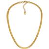 VLNET ® | Vestopazzo collana girocollo snake | thin, bold, minimal, piatta | acciaio gold plated | lavorazione artigianale (SNAKE BOLD)