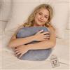 ODOXIA Cuscino Ponderato Per Il Corpo 2.7 Kg | 30 * 30 CM | Dormi Meglio & Ritrova La Calma | Weighted Body Pillow Relax | Cuscini Ponderati Per Adulti | Rivestimento Morbido, Lavabile