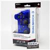 SONY PS3 DUAL SHOCK DUALSHOCK 3 Controller Wireless Blu Metallizzato Giappone...
