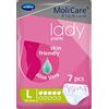 MoliCare Premium Lady Pants, mutandine assorbenti specifiche per incontinenza femminile, con Aloe Vera, 5 gocce, taglia L, 7 pezzi