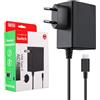 ECHTPower Caricatore per Nintendo Switch 15V 2.6A Carica Rapida con Cavo USB Tipo C, Adattatore di Alimentazione Supporta TV Dock Compatibile con Nintendo Switch & Switch Lite