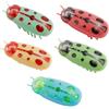 RELKLYU 5 Pezzi di Giocattoli A Forma di Coccinella, Giocattoli per Gatti Divertenti, Giocattoli per Gatti Divertenti, Giocattoli per Gatti Creativi, Forniture per Gatti per Animali Domestici.