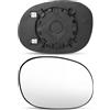 TTCR-II 1PC Compatibile con Vetro Specchio Citroen C2 03-09/C3 02-10/C3 Plurie 03-10/XSARA Picasso 99-07/Peugeot 206/1007 Vetro Specchio Retrovisore Riscaldato,Picasso Specchietto Retrovisore-Destra