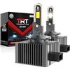 Tongruiting D1S LED Lampadina, per Auto a Prova di Errore Canbus 38000LM 110W Auto D1s Xenon Kit, 6500K Lampadine Per Fari, Sostituisci Lampadine Allo Xeno HID OEM Plug and Play - 2 Lampade (D1S)