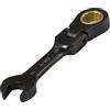 SPEEDWOX 11 mm Stubby Flex-Head chiave combinata a lampeggiamento - scatola a 72 denti e chiave a estremità aperta, testa flessibile antiscivolo, acciaio CR-V trattato termicamente su bulloni scapati