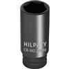 HILPATY Hlipaty Chiave a Bussola ad Impatto 24 mm con Attacco da 1/2, Cr-Mo, Lunghezza 78 mm