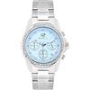 Breil, Collezione Solange, Cronografo Donna, Orologio in Acciaio, Quadrante con Numeri e Indici Luminosi, Bracciale Bilux a Tre Maglie, Chiusura Diver, WR 5 ATM, Cassa 38 mm, Idea Regalo Donna