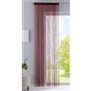 Gardinenbox Tenda a fili, 250 x 140 cm (altezza x larghezza), colore: bordeaux, con passante e nastro arricciato, adatta per bastoni e binari per tende, divisorio per stanze, 20303CN