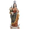 DRW Statuetta Maria Ausiliatrice in resina dipinta a mano 22 cm