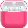 Nemteur Custodia per Airpods Pro 3, Case Protettiva Sottile in Silicone per Air Pods Pro 3 2025 (USB-C) Cover in Silicone Visibile con LED Frontale, Watermelon Red
