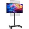 AX WABER Supporto da pavimento per monitor TV per la maggior parte dei TV LCD,LED OLED da 13 a 50 pollici, Vesa massima: 200 x 200