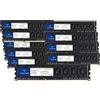 Timetec Kit di memoria RAM da 80 GB (10 x 8 GB) DDR3/DDR3L 1333 MHz PC3-10600 Non-ECC unbuffered 1,5 V/1,35 V CL9 2Rx8 Dual Rank 240 pin UDIMM PC Desktop Computer RAM Upgrade (80 GB KIT(10x8GB))