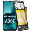 DTD LCD Schermo per Samsung Galaxy A20e SM-A202F di Ricambio Display Touch Screen Digitizer Parti di Riparazione (5.8,Nero con Cornice)