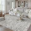 PureCozy Tappeto Salotto Tappeti 160x230cm Grigio Lavabile in Lavatrice Antiscivolo Moderno Astratto Naturale Grande Carpet Cameretta Scendiletto Camera da Letto Ufficio Pelo Corto