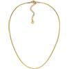 VLNET ® | Vestopazzo collana girocollo snake | thin, bold, minimal, piatta | acciaio gold plated | lavorazione artigianale (SNAKE THIN)