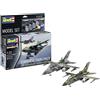 Revell Modellismo I Model Set 50th Anniversary Tornado I Kit I Scala 1:72 I 310 Pezzi I Kit Artigianato A partire dai 12 Anni I Modello Dettagliato I Aereo Militare I Replica Autentica